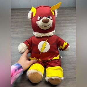 Build-A-Bear BAB The FLASH Plush DC Comics Justice League & Outfit